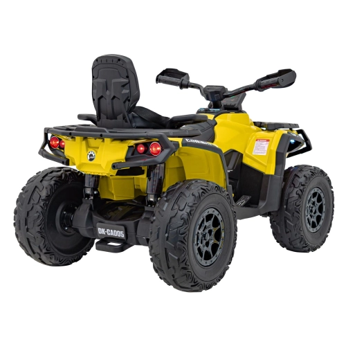 Quad na akumulator dla dzieci Can Am Outlander ATV z pilotem Żółty DK-CA005.2.4GHZ